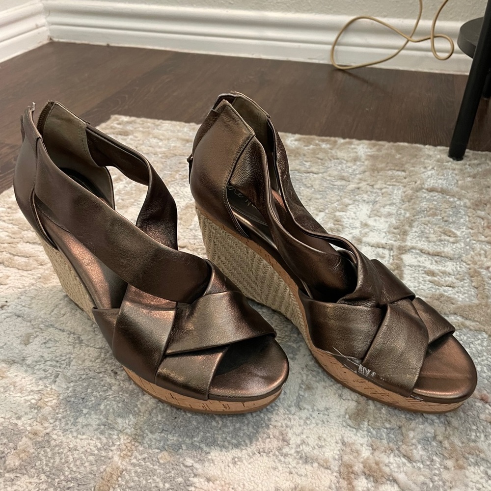 Coke Haan wedges size 9